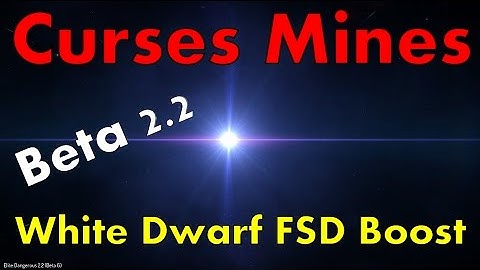 Elite Dangerous Beta: White Dwarf FSD Boost