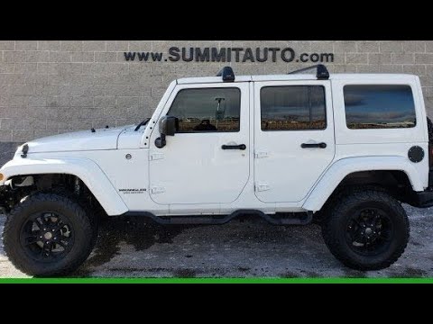 2017 JEEP WRANGLER 4 DOOR WINTER EDITION BRIGHT WHITE WINTER WALK AROUND  REVIEW 10483 SOLD! - YouTube