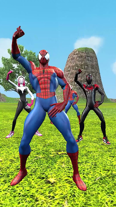 Spiderman - Coffin Dance Meme (COVER) #shorts  P352
