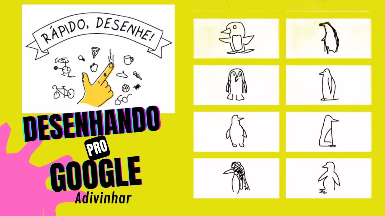 Rápido, desenhe! Jogo de desenhar do Google