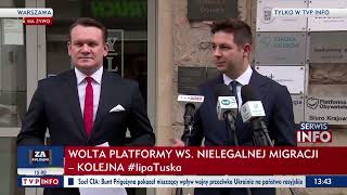 Europoseł PiS Dominik Tarczyński: Bronimy tożsamości polskiego społeczeństwa i bezpieczeństwa Polski