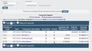 Printing Payroll Checks in Lizzy