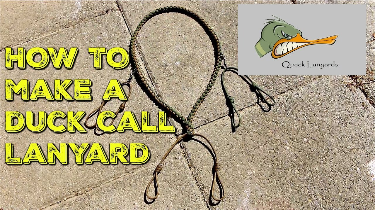 How To Make A Duck Call Lanyard