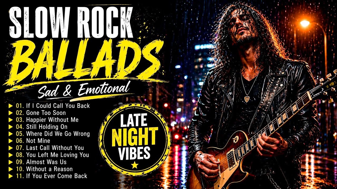 Sad Slow Rock Ballads 2026 💔 Songs for Broken Hearts | Emotional ...