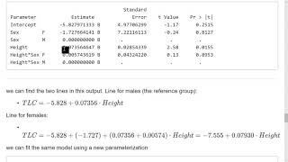6A. Multiple regression - PROC GLM - part 2