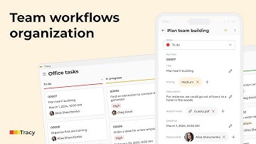 Tracy—a simple workflow management app