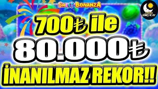 🍭Sweet Bonanza🍭 700 TL Küçük Kasa ile Kainatın En Büyük Vurgunu!   Max Win Gibi! | Big Win!