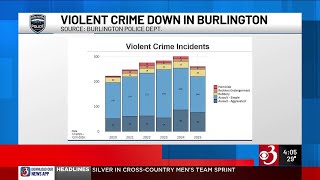 Burlington police data shows drop in violent crimes