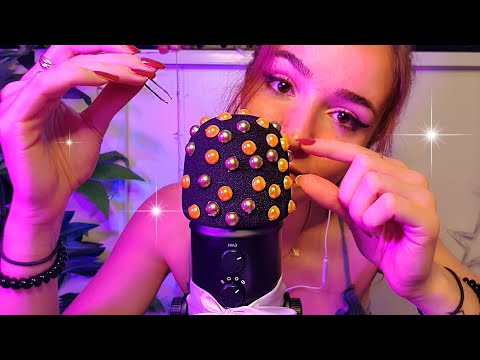 ASMR J'enlève les BOUTONS de mon Micro 🎙💕 (nettoyage, scratching)