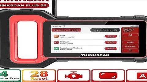THINKCAR Thinkscan Plus S5 OBD2 Auto Diagnostic tool 4 system with ECM ABS SRS Transmission sca
