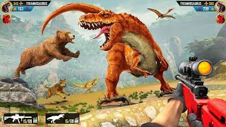 Jungle Dinosaurs Hunting 2 -3D Android game play screenshot 1