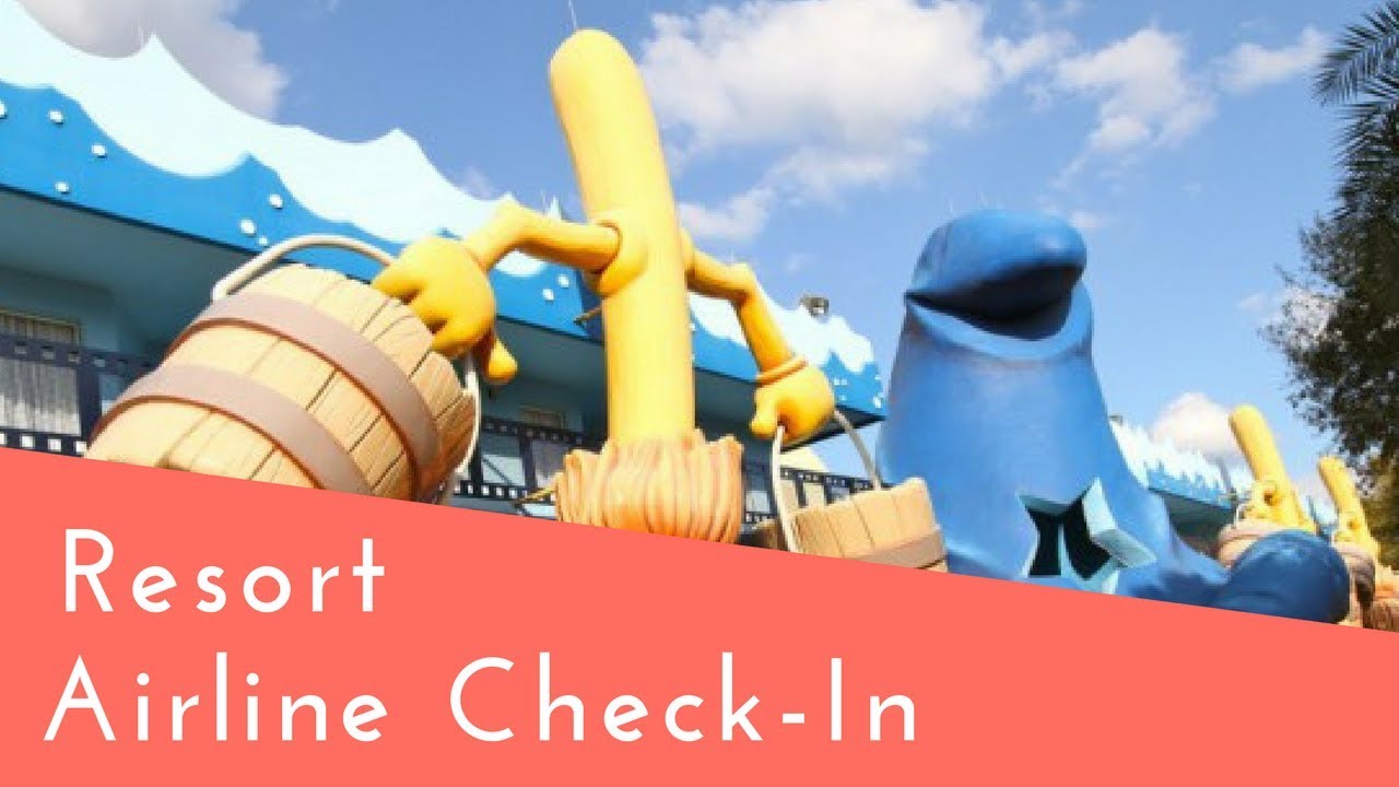How Does Disney World Resort Airline CheckIn Work? YouTube