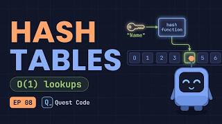 What is a Hash Table Hash Functions and Collisions Explained | Data Structures Ep 08
