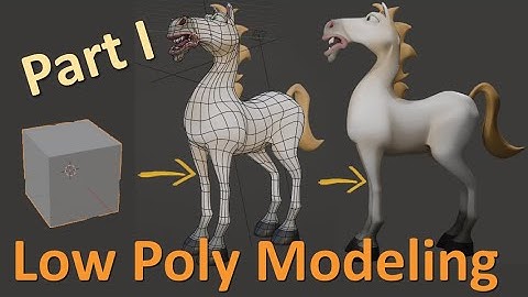 Character Tutorial - Boxmodeling a stylized Horse Part 1  #tutorial #blendertutorial