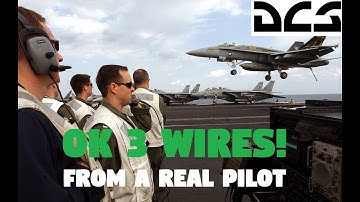 DCS F/A-18C | OK 3 Wires from a REAL Hornet pilot!