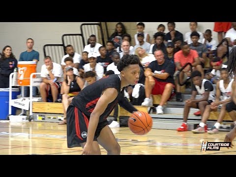 Jalen Lecque's Little Brother Dasean Shows OUT @ The Peach Jam vs Emoni Bates!