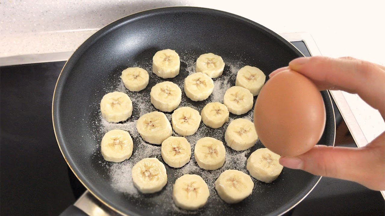 바나나와 계란 1개를 넣어 만드는 해외 유명 케이크 레시피 :: 간단요리