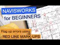 Navisworks Course - How to flag up errors using redline markups