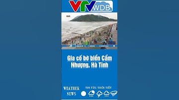 Gia cố bờ biển Cẩm Nhượng, Hà Tĩnh | VTVWDB