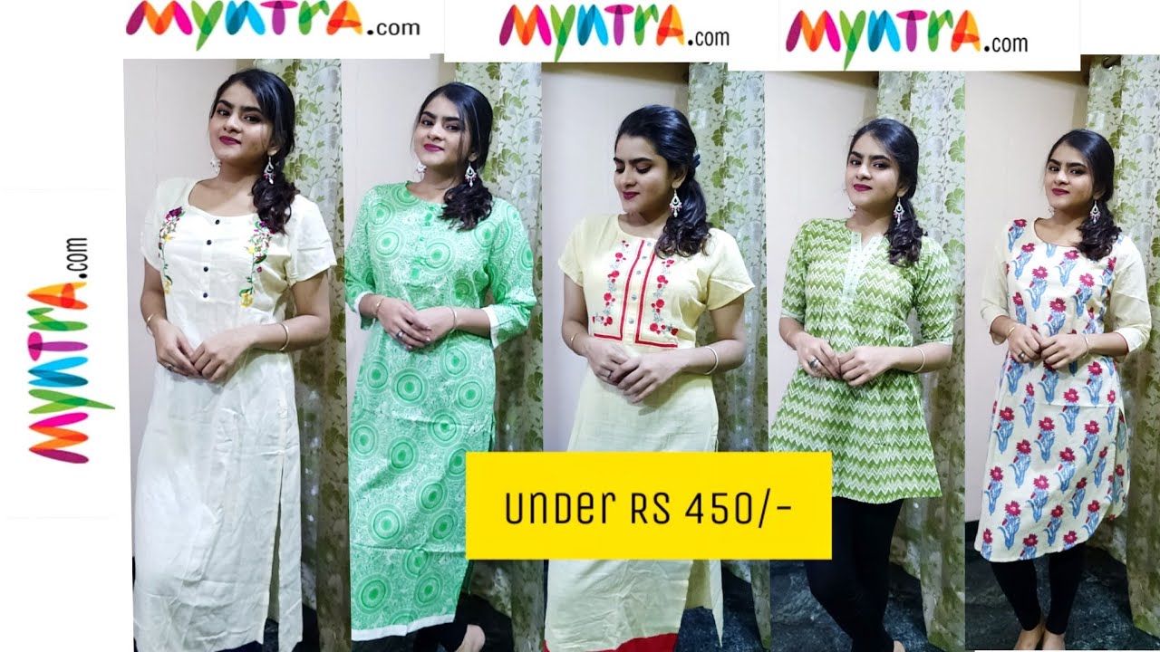 Myntra kurti haul 2019 | TRY ON HAUL | Affordable Kurtis | Ria Das