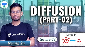 Diffusion - 2 | L:3 | Mass Transfer Operation | GATE2022 (Chemical Engineering) | Manish Sir