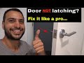 How to fix a door that won't latch like a pro - DIY