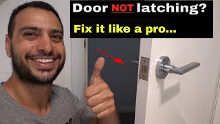 How to fix a door that won't latch like a pro  DIY