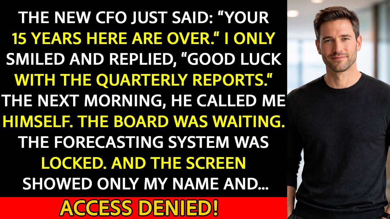 After 15 Years, the New CFO Fired Me — The Board Got ”ACCESS DENIED”