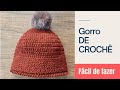 GORRO DE CROCHÊ Econômico professora Simone Eleoterio