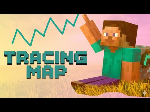 Minecraft – Satie - Relaxing Tracing Map for Education👆🎵 Gymnopédie