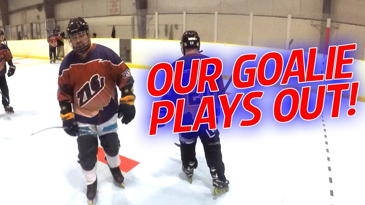 GoPro Roller Hockey OUR GOALIE PLAYS PLAYER!! (HD) YouTube