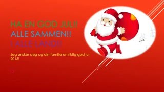 GOD JUL! 2015