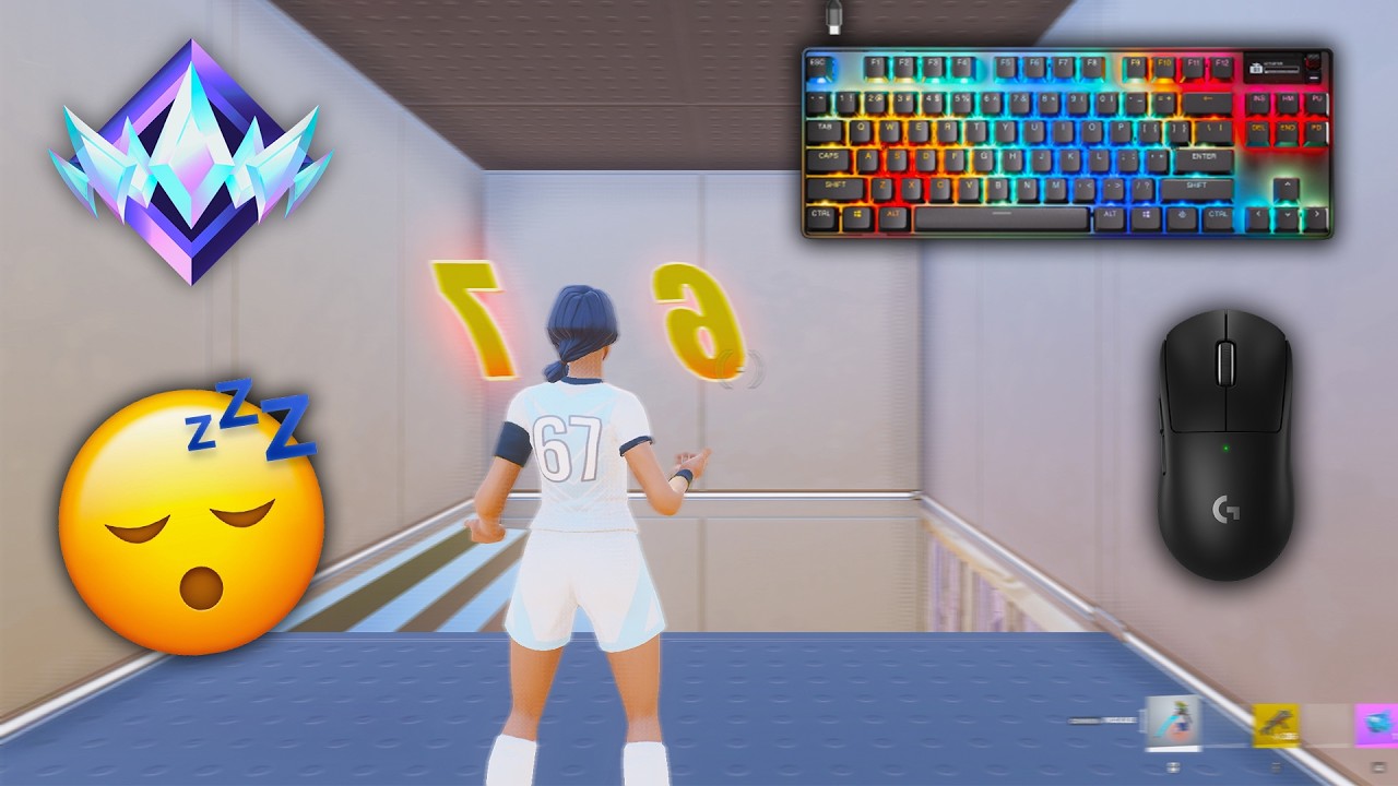 SteelSeries Apex Pro TKL ASMR | 1v1 Piece Control Gameplay | Satisfying M&K Fortnite | 240FPS | 4k