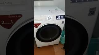 LG AI FV1408G4W washer : Full movements of Spin - Service Test Mode in one clip . #shorts