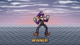 Super Smash Flash 2 Waluigi Gameplay