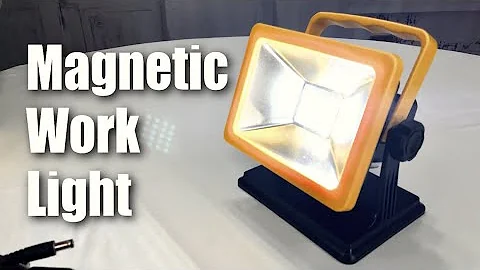 Portable Rechargeable Magnetic Base Work Light Review