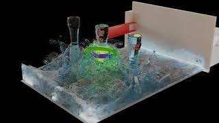 Blender2.92 flip fluids simulation