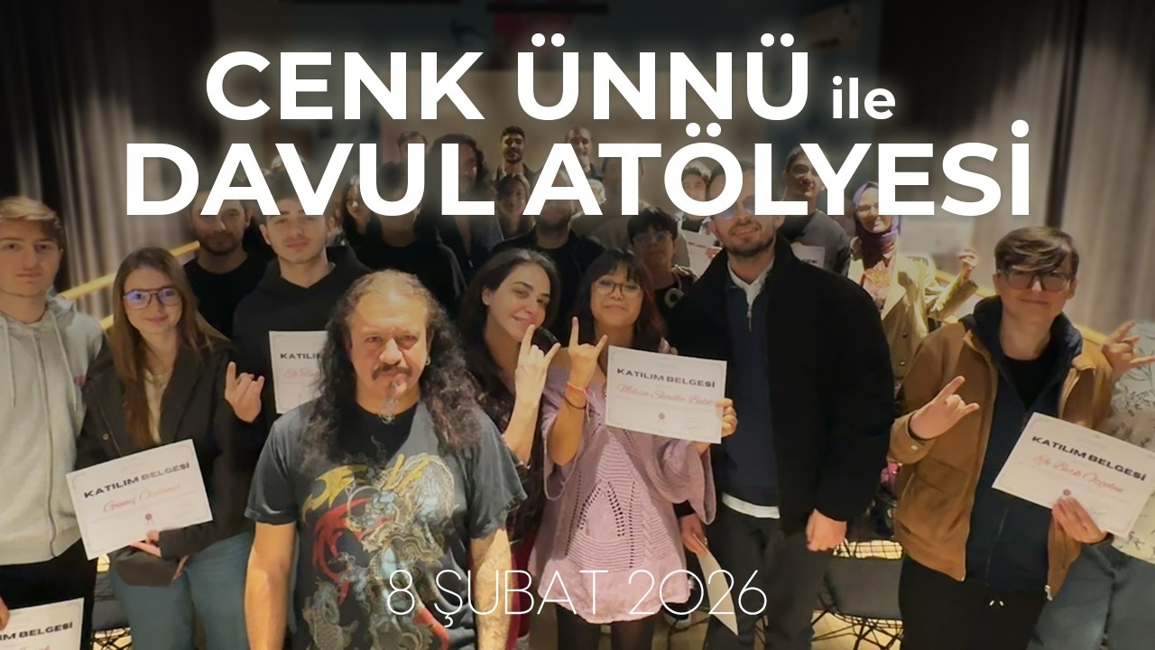 Cenk Ünnü ile Davul Atölyesi | Kreas Sanat Akademisi