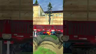 Heavy Truck Pulling a Huge Trailer Over Extreme Terrain! | MudRunner Spintires