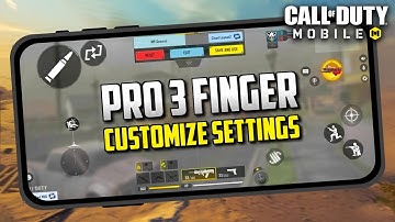 PRO 3 FINGER CLAW HUD Setup | Best 3 Finger Claw Setup | Tips & Tricks | COD Mobile