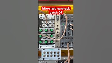 bite-sized #eurorack patch 07 | behringer brains wavetable #synthesizer sequenced by cre8audio chips