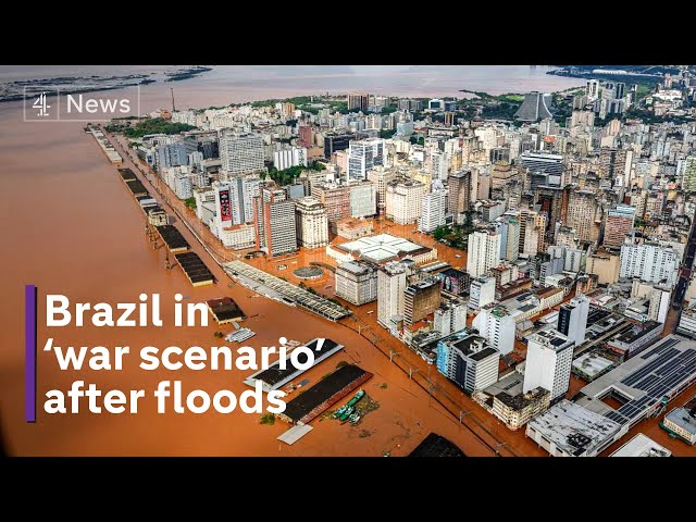 Brazil battles nature as ‘largest ever’ floods submerge whole cities class=