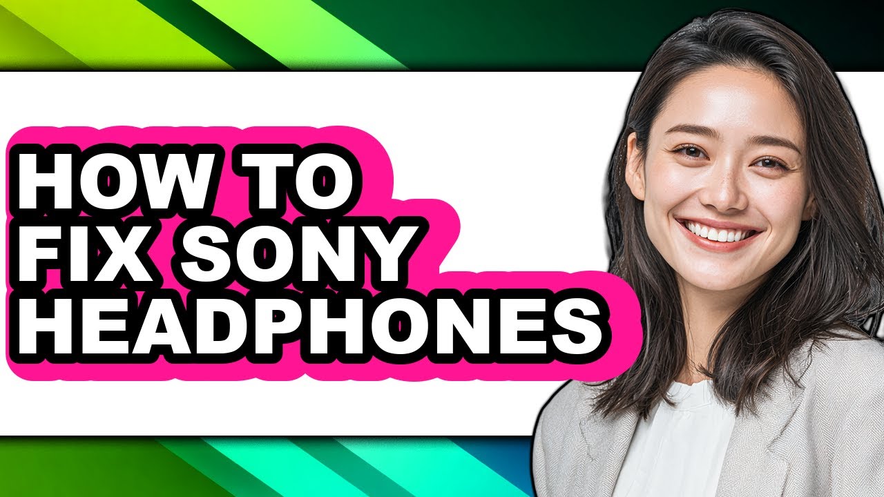 How to Fix Sony Headphones - Easy Guide - YouTube