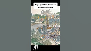 Legacy of the Rebellion 🔥 Taiping Civil War 🔥