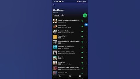 Automatically play liked songs from spotify