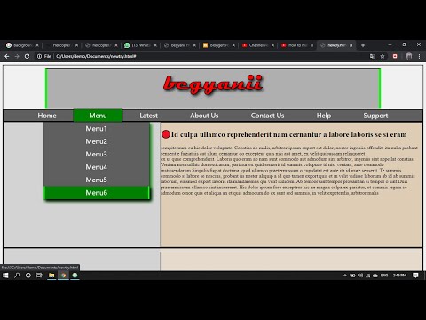 How to Make Dropdown menu on click HTML CSS JS using just display none source code in comment 🔥