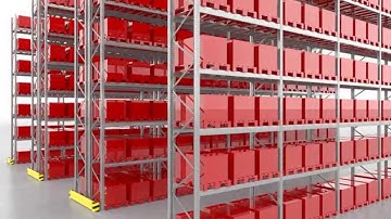 Standard and Mobile Pallet Racking Animations