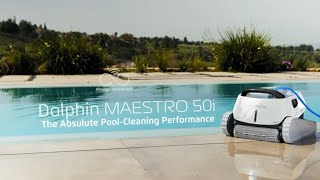 Check out Maytronics Dolphin Maestro 50i robotic pool cleaner features