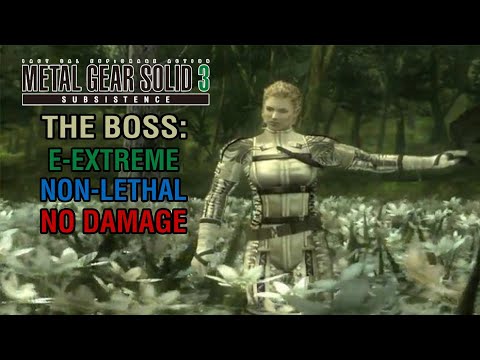 MGS3 Subsistence | The Boss (Non-Lethal) / European Extreme (No Damage ...