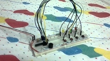 Memorizing game using AVR microcontroller + buzzer + LEDS